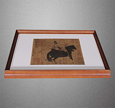 罗田书画装裱配框服务案例